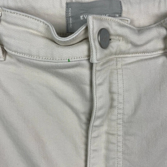 Everlane Cream Khaki Cropped Slim Short Chino Pants - Picture 5 of 8